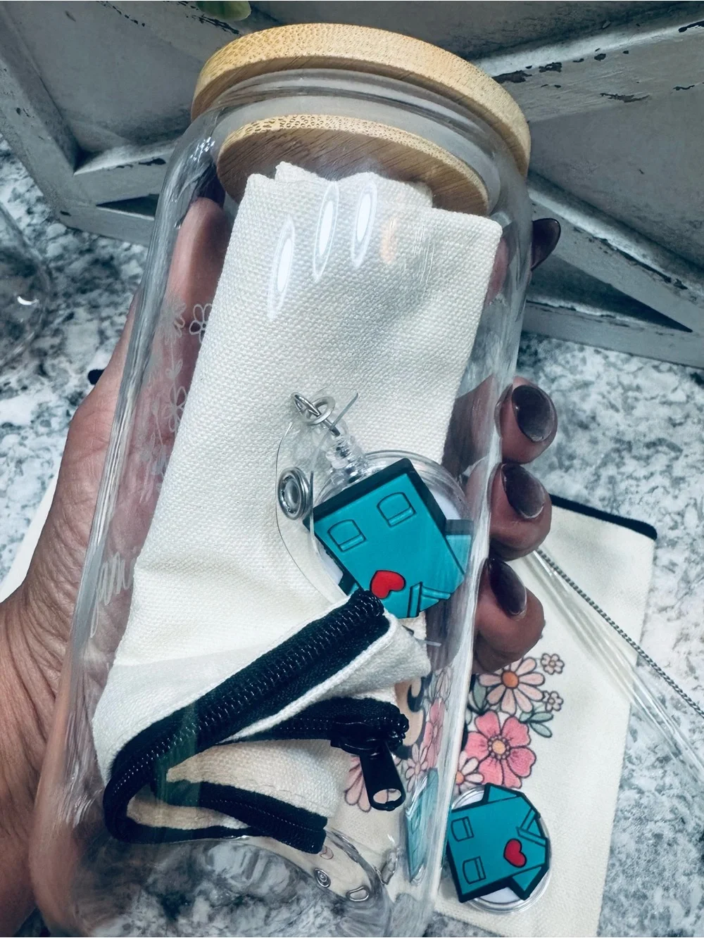 Nurse Glass Tumbler gift set.